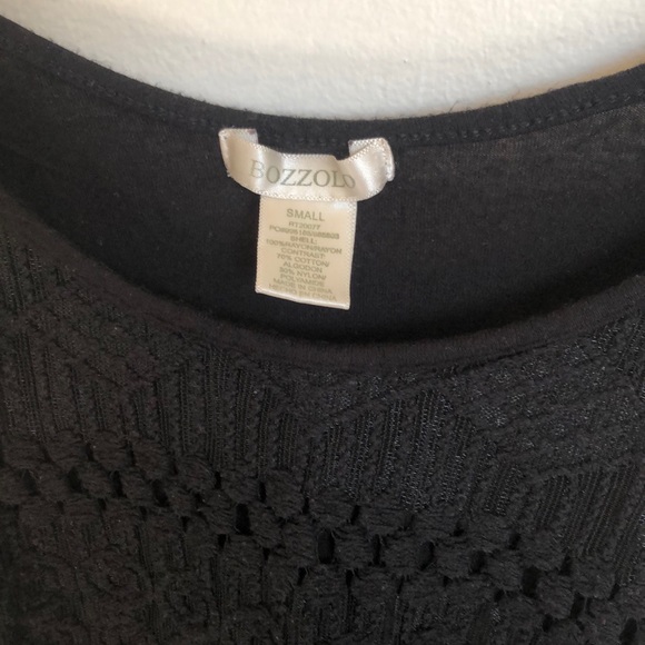 Bozzolo Black Lace Crop Top! - Picture 2 of 5